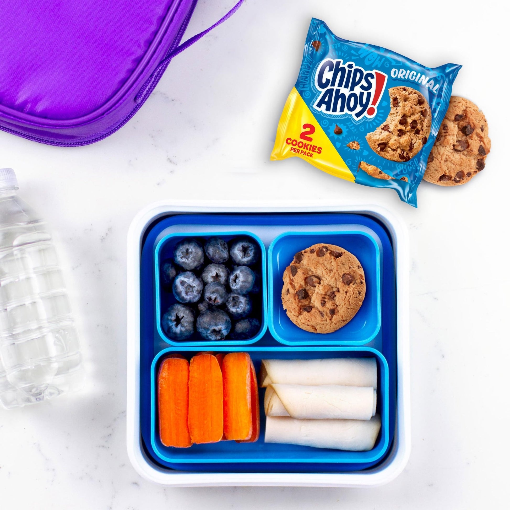 CHIPS AHOY! Original Chocolate Chip Cookies, 20 Snack Packs (2 Cookies Per Pack) - Fresh Hearth