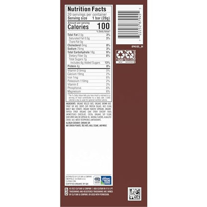 CLIF BAR Minis - Chocolate Brownie Flavor - Made with Organic Oats - 4g Protein - Non - GMO - Plant Based - Snack - Size Energy Bars - 0.99 oz. (20 Pack) - Fresh Hearth