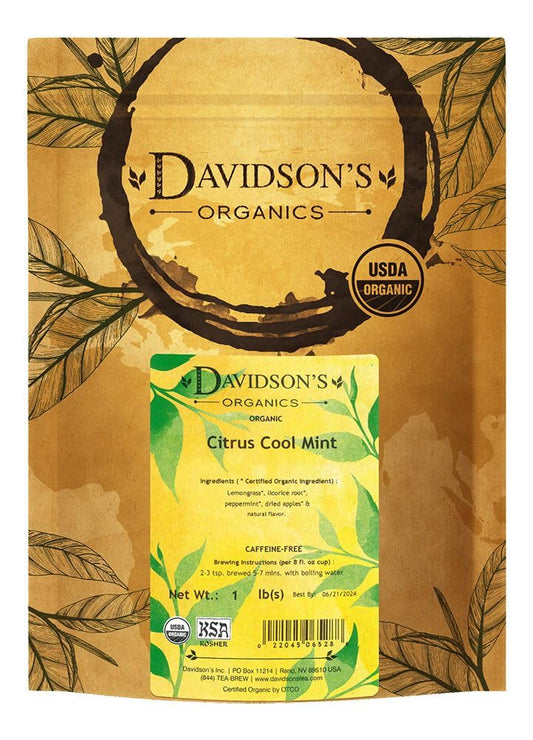 Davidson's Organics, Citrus Cool Mint, Loose Leaf Tea, 16 - Ounce Bag - Fresh Hearth