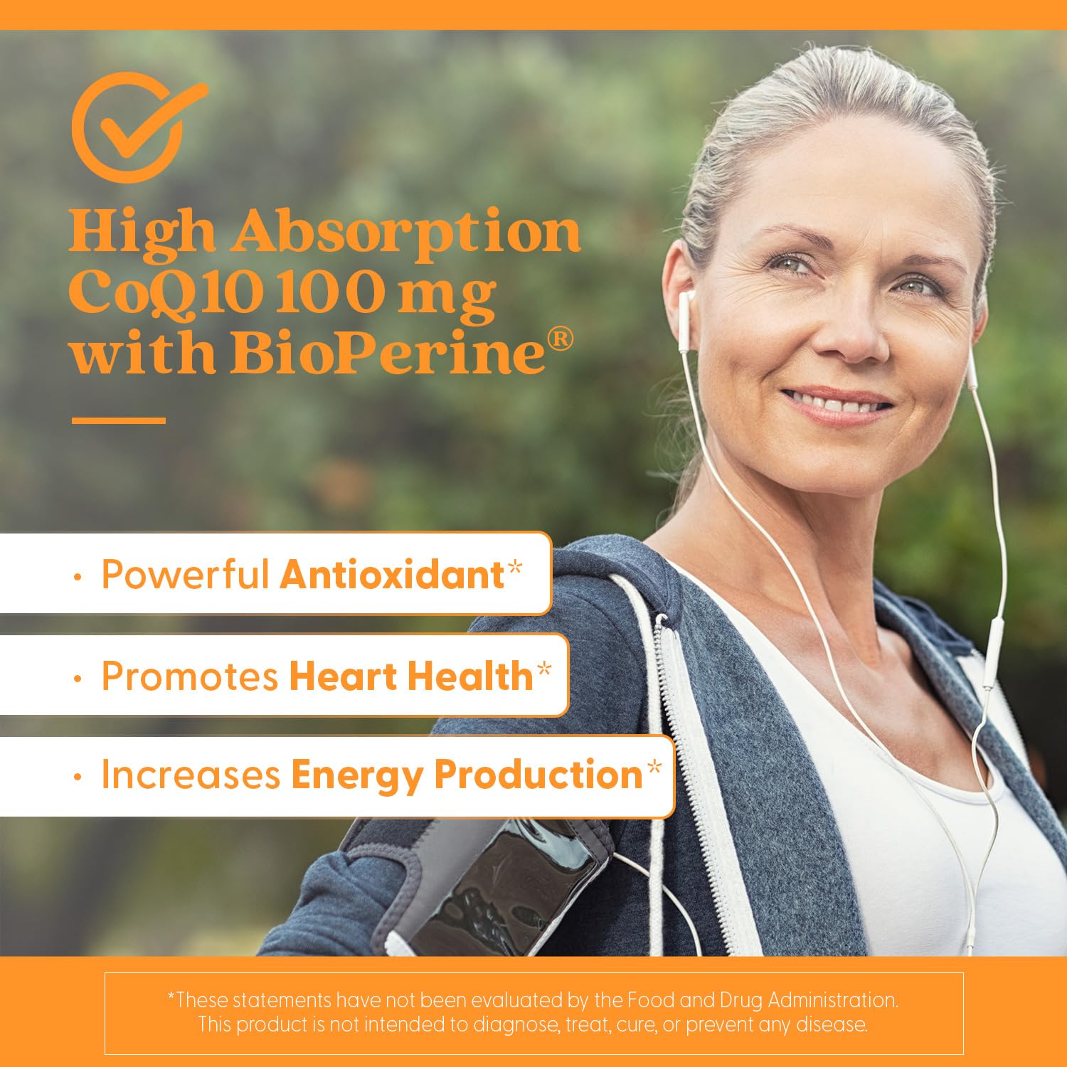 Doctor's Best High Absorption CoQ10 with BioPerine, Gluten Free, Naturally Fermented, Heart Health, Energy Production, 100 mg, 120 Count - Fresh Hearth