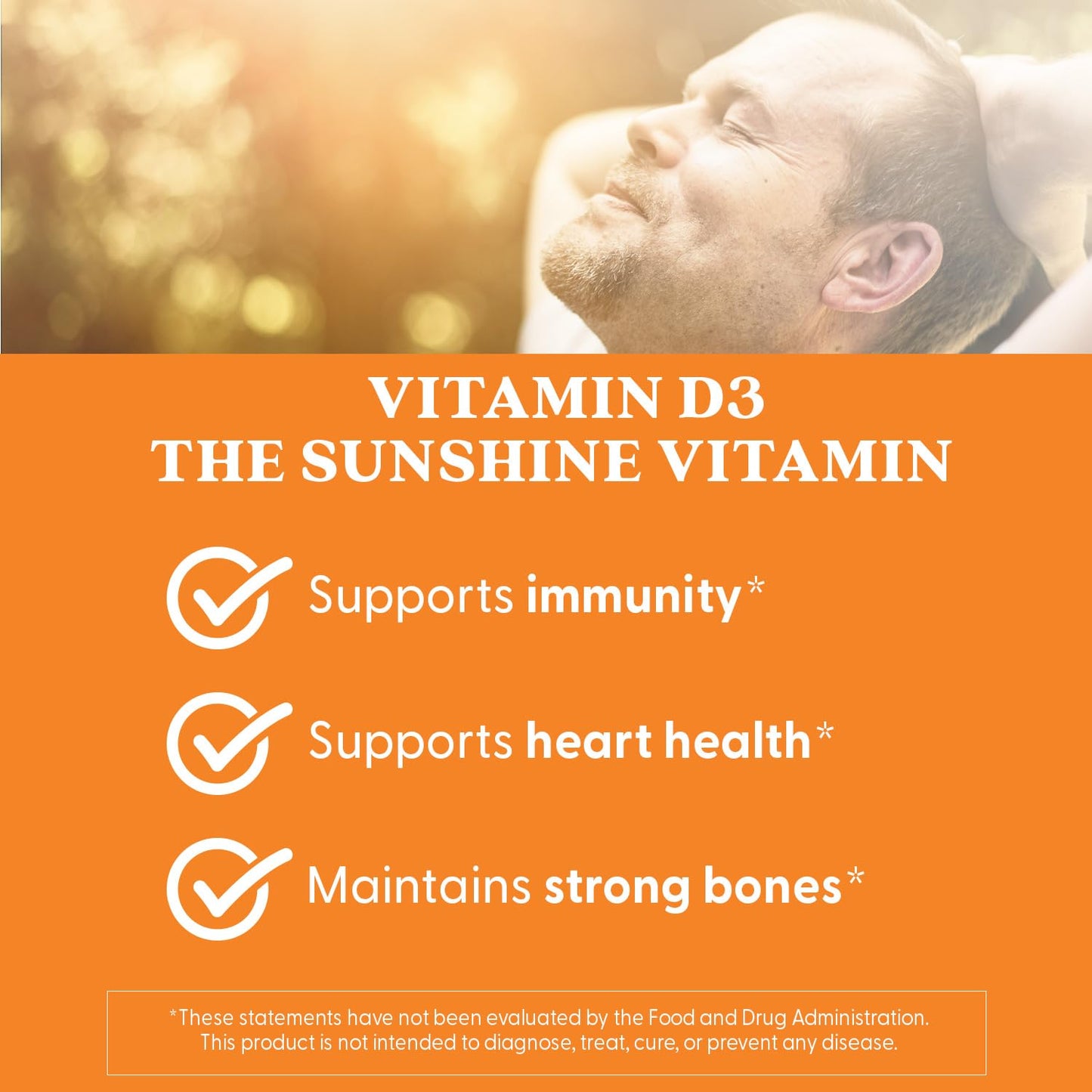 Doctor's Best Vitamin D3 5,000 IU for Healthy Bones, Teeth, Heart and Immune Support, Non - GMO, Gluten - Free, Soy Free, 360 Count (Pack of 1) - Fresh Hearth