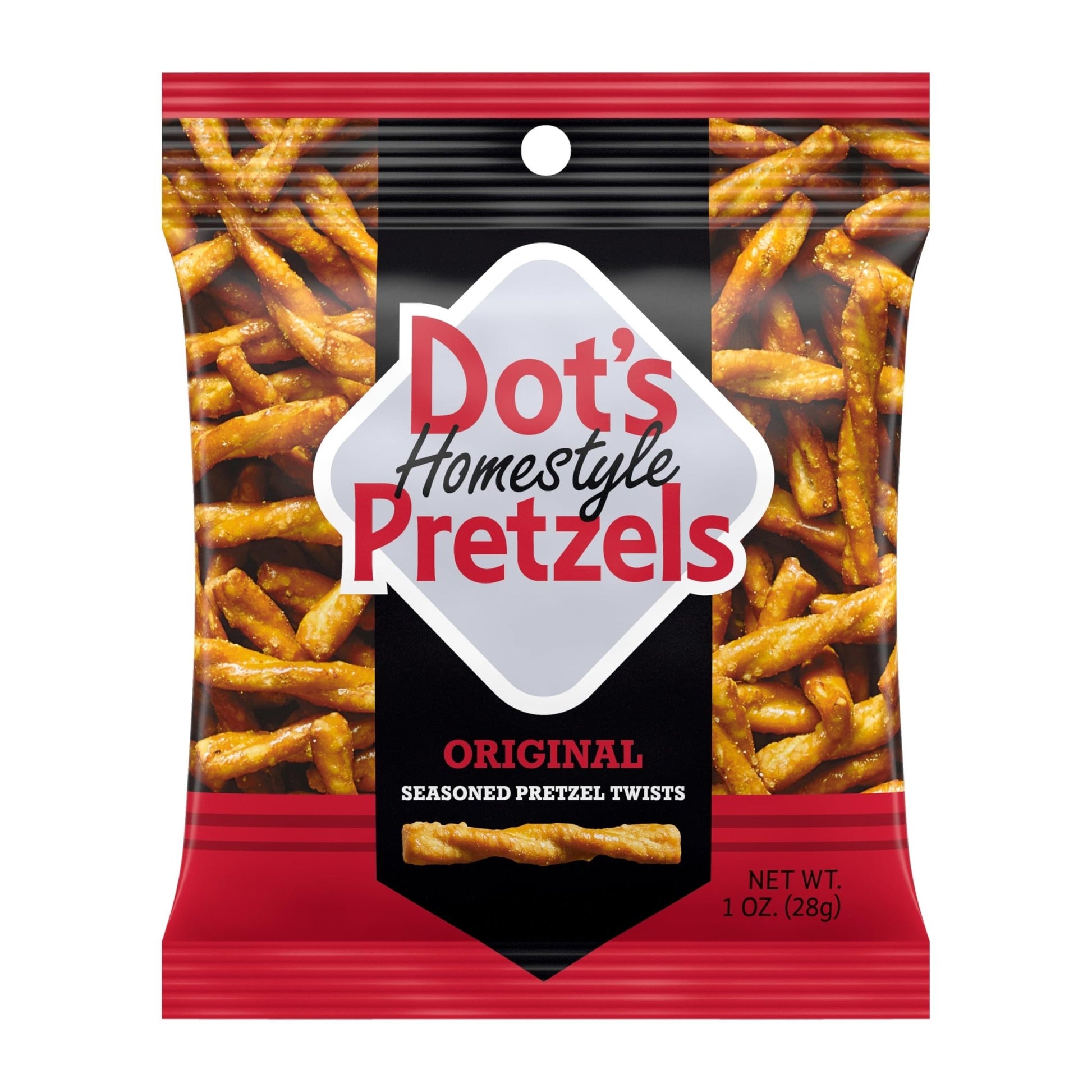 Dot's Pretzels Variety Pack, Original, Honey Mustard, and Parmesan Garlic Twist Snack, 1oz Individually Sized Bags (18 Count) - Fresh Hearth