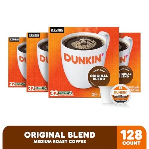 Dunkin' Original Blend Medium Roast Coffee, 128 Keurig K - Cup Pods - Fresh Hearth