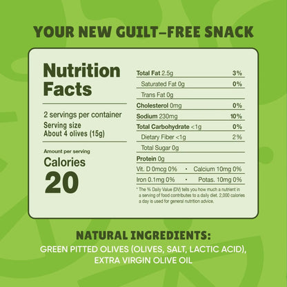 Freestyle Snacks Olive Snack Packs - 24 Pack Variety - Original Green, Hot & Spicy, Lemon Garlic, and Kalamata - Grown in Greece, All Natural, Non - GMO, Paleo, Sugar - Free, Keto Snack, 1.1oz (24 Pack) - Fresh Hearth