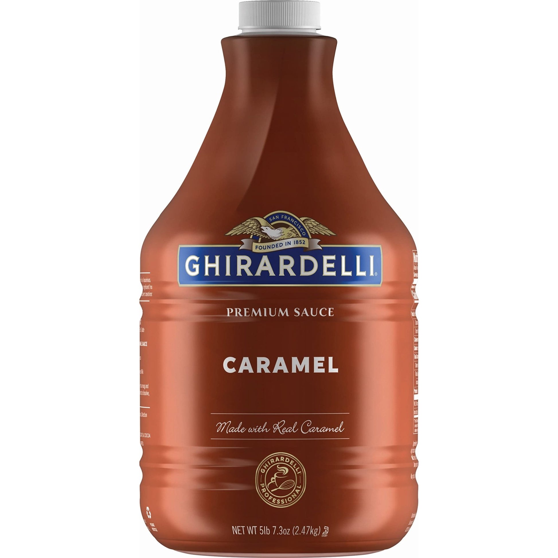 Ghirardelli Chocolate Company Caramel Sauce Pump Bottle, 87.3 oz (Pack of 1) - Fresh Hearth