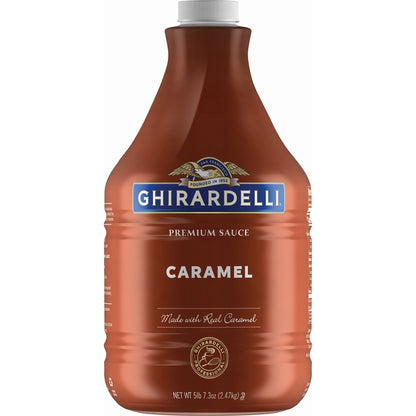 Ghirardelli Chocolate Company Caramel Sauce Pump Bottle, 87.3 oz (Pack of 1) - Fresh Hearth