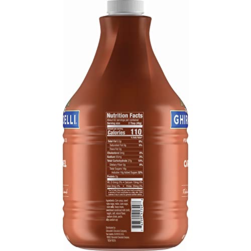 Ghirardelli Chocolate Company Caramel Sauce Pump Bottle, 87.3 oz (Pack of 1) - Fresh Hearth