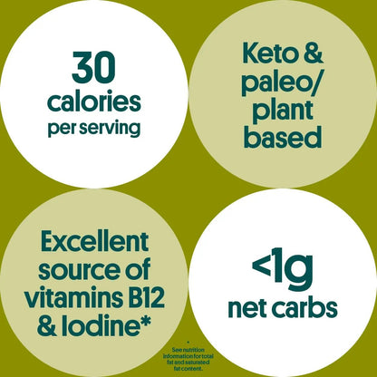 Gimme Seaweed Organic Premium Roasted Seaweed Snacks, Extra Virgin Olive Oil, 20 Count, Keto, Vegan, Gluten - Free, Great Source of Omega3s and Iodine, Healthy On - The - Go Snack for Kids and Adults - Fresh Hearth