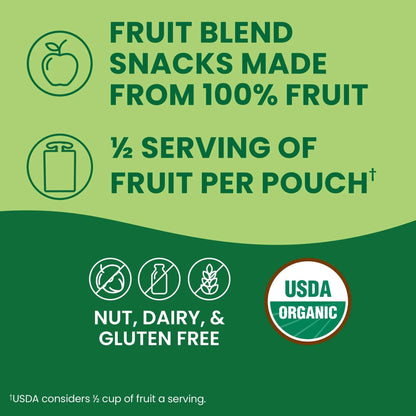 GoGo squeeZ Organic Applesauce and Fruit Puree, Variety Pack, Apple, Strawberry & Banana, 3.2 oz (Pack of 12), Unsweetened Organic Fruit Snacks for Kids, No Gluten, Nut & Dairy, BPA Free Pouches - Fresh Hearth