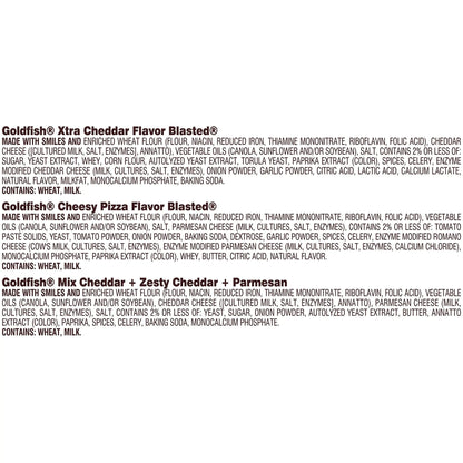 Goldfish Bold Mix Variety Pack Snack Crackers, 1 oz Snack Packs, 30 Ct Box (Pack of 2) - Fresh Hearth