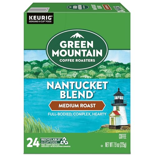 Green Mountain Coffee Roasters Nantucket Blend Keurig Single - Serve K - Cup Pods, Medium Roast Coffee, 96 Count - Fresh Hearth