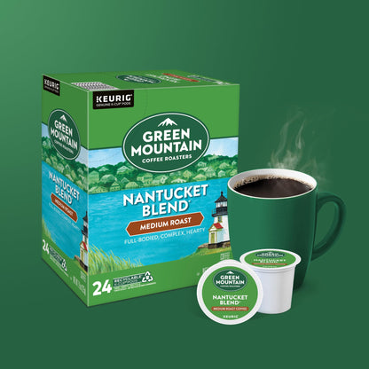Green Mountain Coffee Roasters Nantucket Blend Keurig Single - Serve K - Cup Pods, Medium Roast Coffee, 96 Count - Fresh Hearth