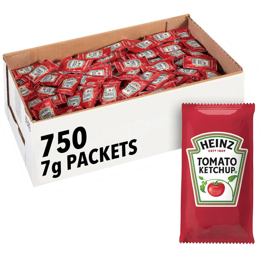 Heinz Ketchup Single Serve Packet (0.25 oz Packets, Pack of 750) - Fresh Hearth