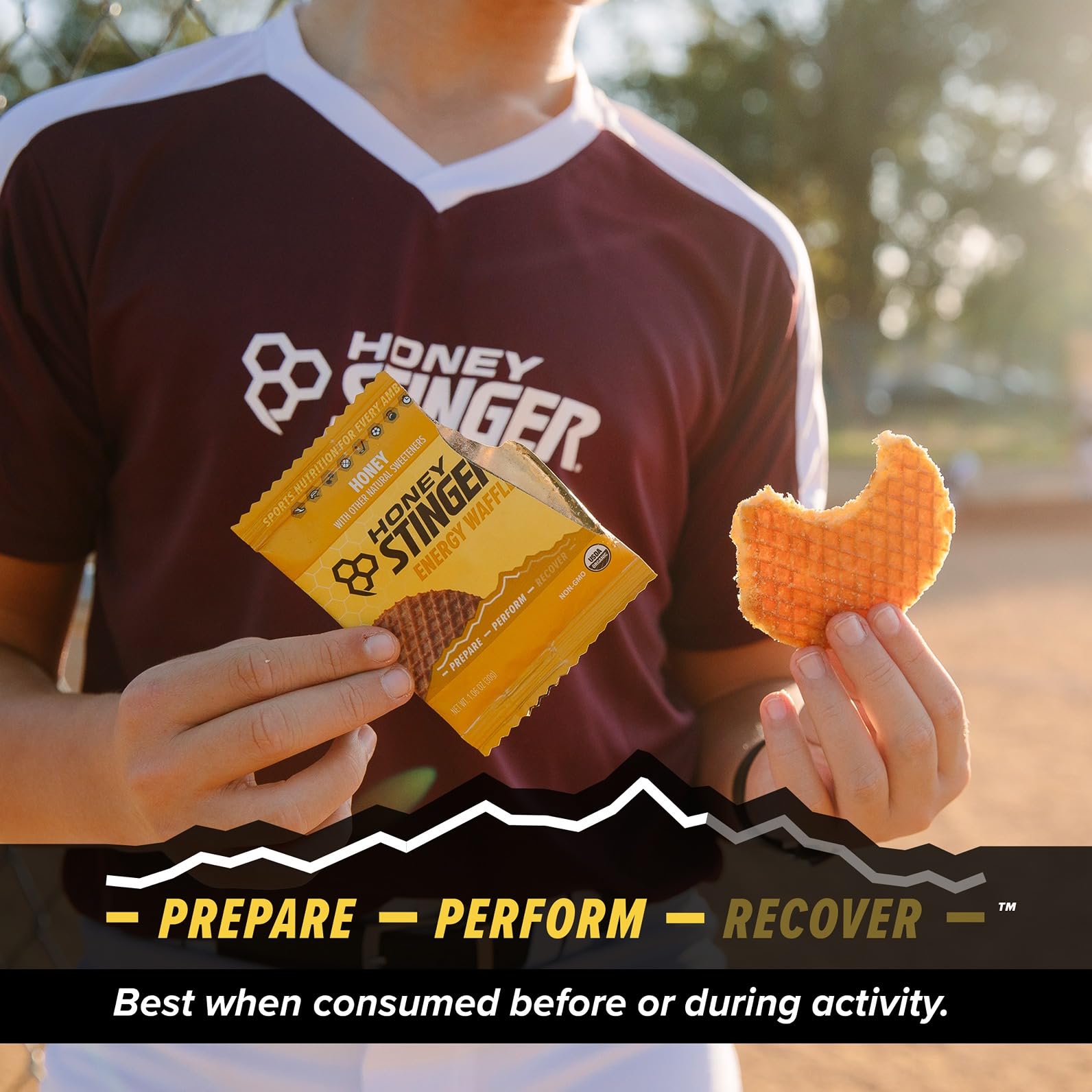 Honey Stinger Organic Honey Waffle Energy Stroopwafel for Exercise, Endurance and Performance Sports Nutrition for Home & Gym, Pre and Post Workout Box of 16 Waffles, 16.96 Ounce (Pack of 16) - Fresh Hearth