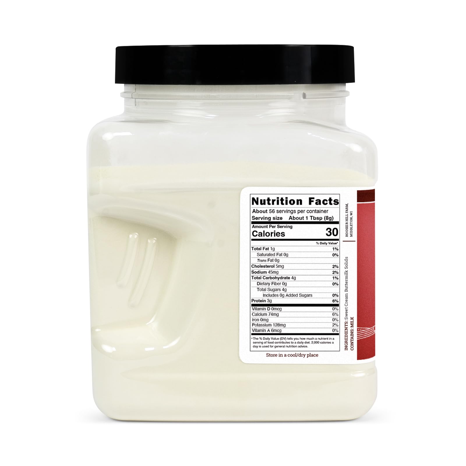 Hoosier Hill Farm Buttermilk Powder, 1LB (Pack of 1) - Fresh Hearth