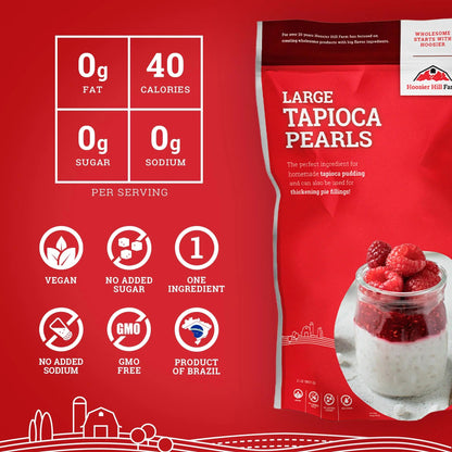Hoosier Hill Farm Large Tapioca Pearls, 2LB (Pack of 1) - Fresh Hearth