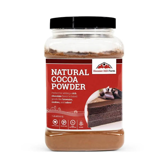 Hoosier Hill Farm Natural Cocoa Powder, 1LB (Pack of 1) - Fresh Hearth