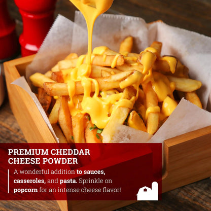 Hoosier Hill Farm Premium Cheddar Cheese Powder (No Artificial Colors), 1LB (Pack of 1) - Fresh Hearth