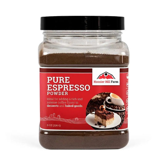 Hoosier Hill Farm Pure Espresso Powder, 8oz (Pack of 1) - Fresh Hearth