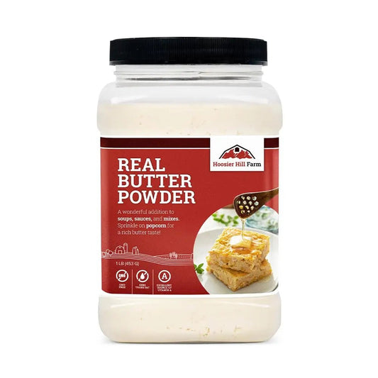 Hoosier Hill Farm Real Butter Powder, 1LB (Pack of 1) - Fresh Hearth