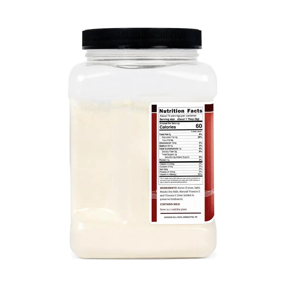 Hoosier Hill Farm Real Butter Powder, 1LB (Pack of 1) - Fresh Hearth