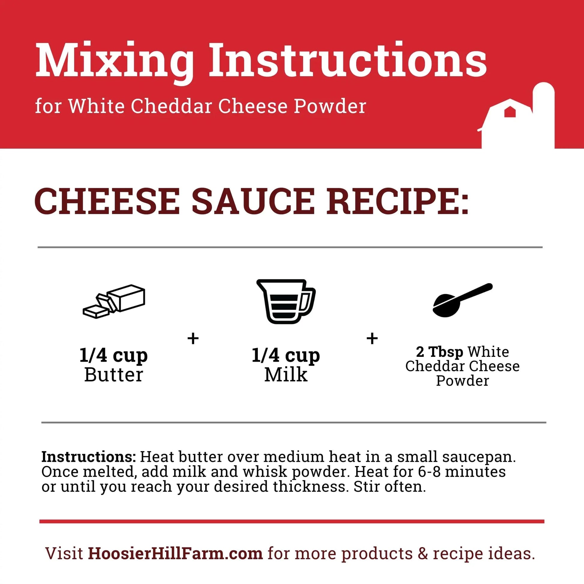 Hoosier Hill Farm White Cheddar Cheese Powder, 1LB (Pack of 1) - Fresh Hearth