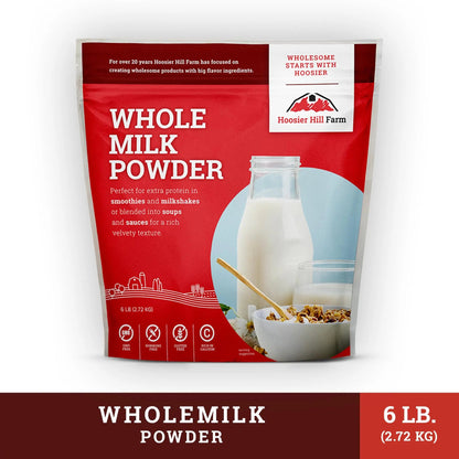 Hoosier Hill Farm Whole Milk Powder, 6LB (Pack of 1) - Fresh Hearth