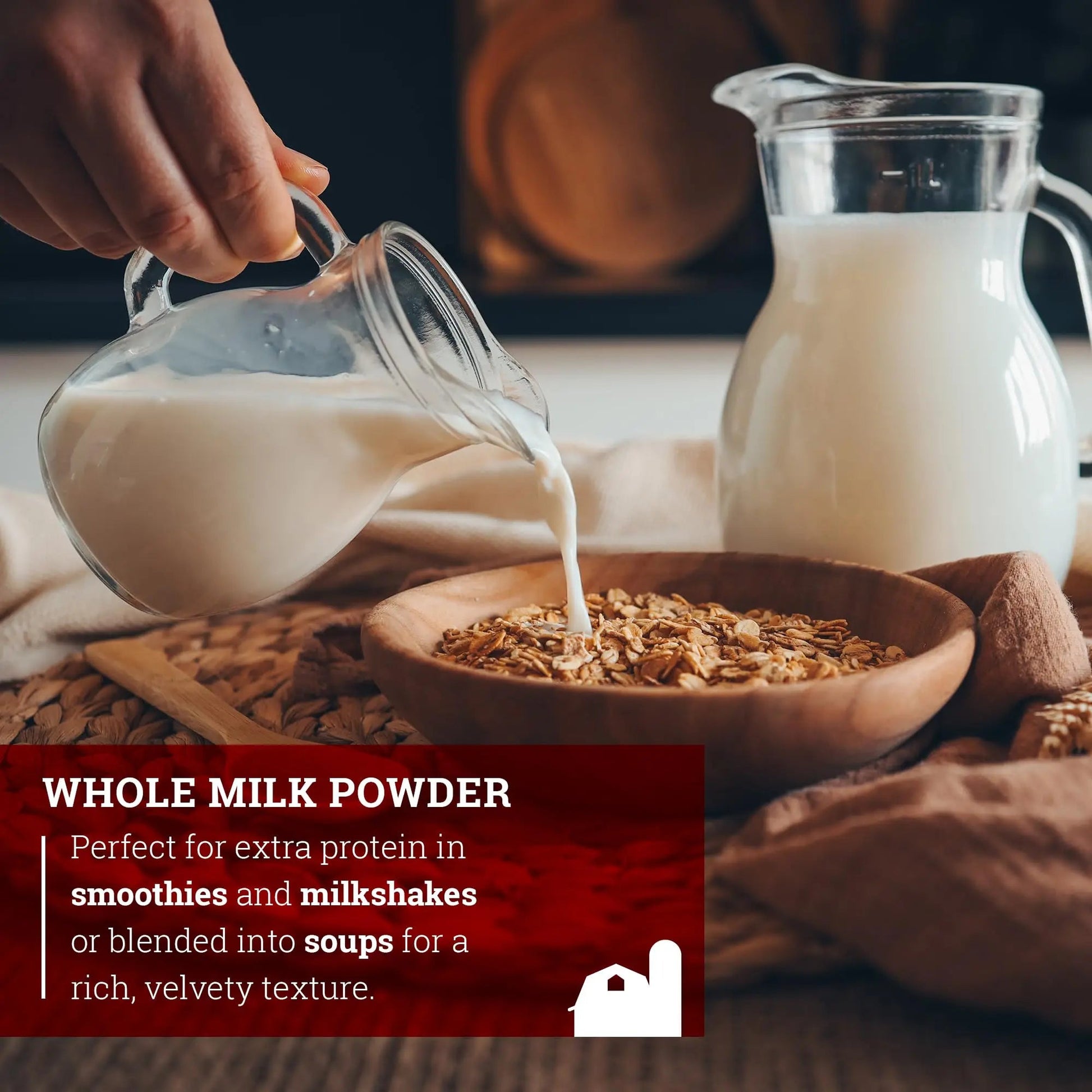 Hoosier Hill Farm Whole Milk Powder, 6LB (Pack of 1) - Fresh Hearth