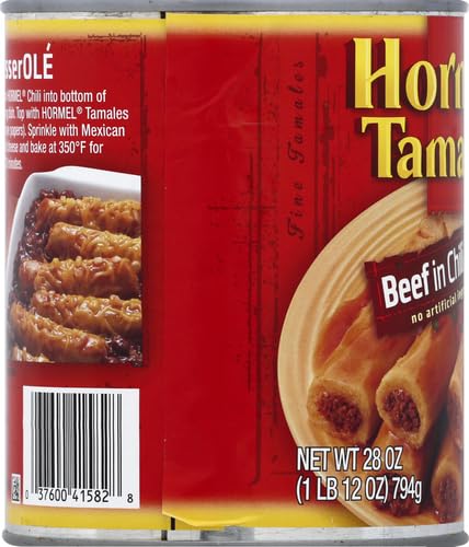 HORMEL Beef Tamales (28 oz): Authentic Flavor, Hearty Meal, Ready in Minutes - Fresh Hearth