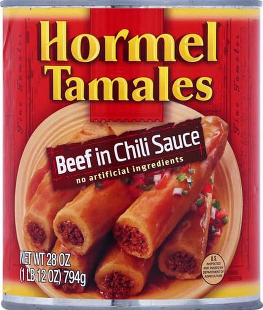 HORMEL Beef Tamales (28 oz): Authentic Flavor, Hearty Meal, Ready in Minutes - Fresh Hearth