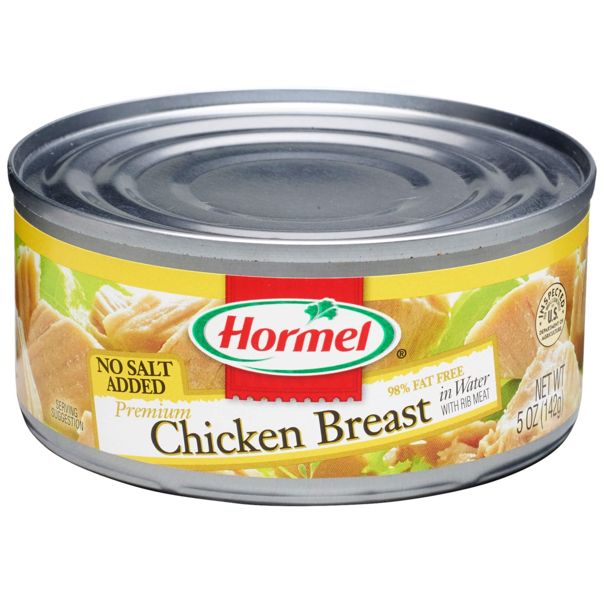 Hormel Premium No Salt Added Canned Chunk Chicken Breast in Water, 5 Ounce (Pack of 12) - Fresh Hearth