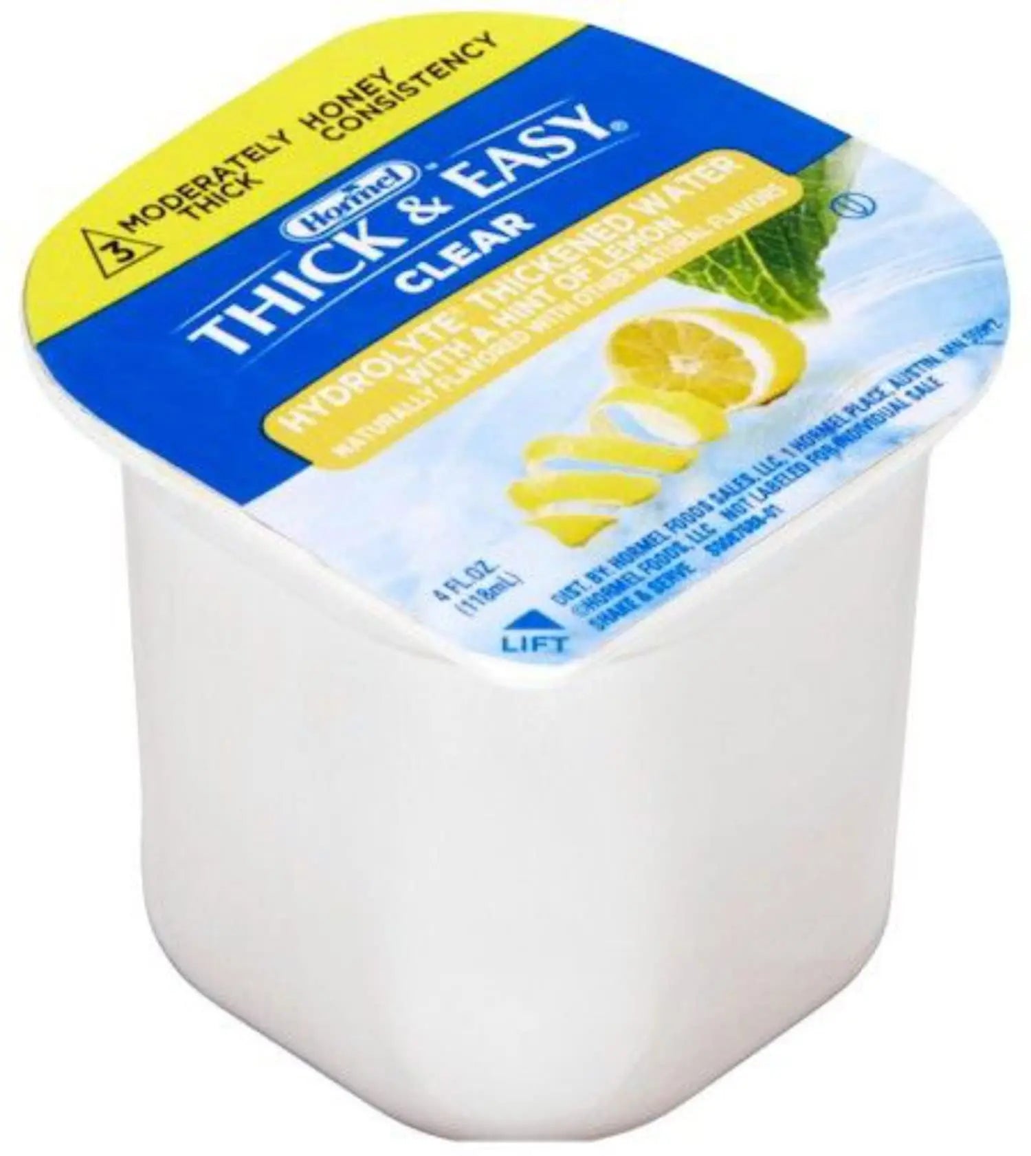 Hormel Thick & Easy® Hydrolyte Thickened Water Honey Consistency 4 ounce (Pack of 24) - Fresh Hearth