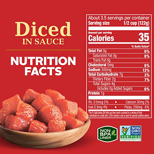 Hunt's Diced Tomatoes in Sauce, 14.5 Oz (Pack of 6) - Fresh Hearth