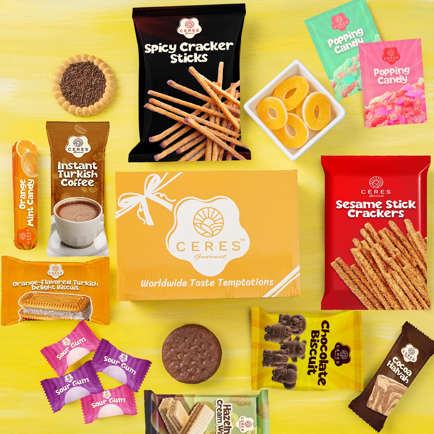 International Exotic Snack Box Variety Pack, Count Premium Foreign Rare Snack Food Gifts for Fun, Mystery Box of Snacks, European Snacks for Adults and Kids (Mini) - Fresh Hearth