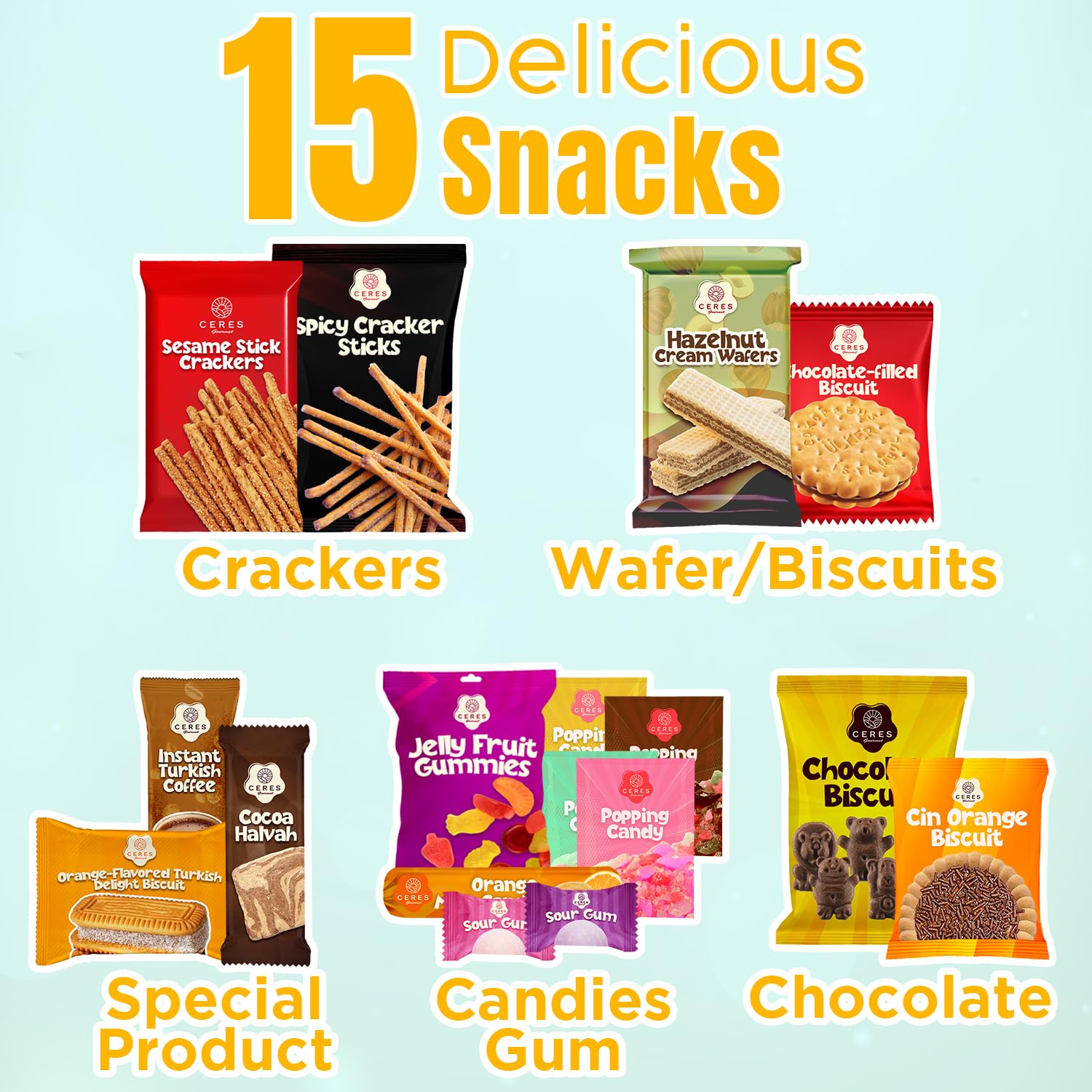 International Exotic Snack Box Variety Pack, Count Premium Foreign Rare Snack Food Gifts for Fun, Mystery Box of Snacks, European Snacks for Adults and Kids (Mini) - Fresh Hearth