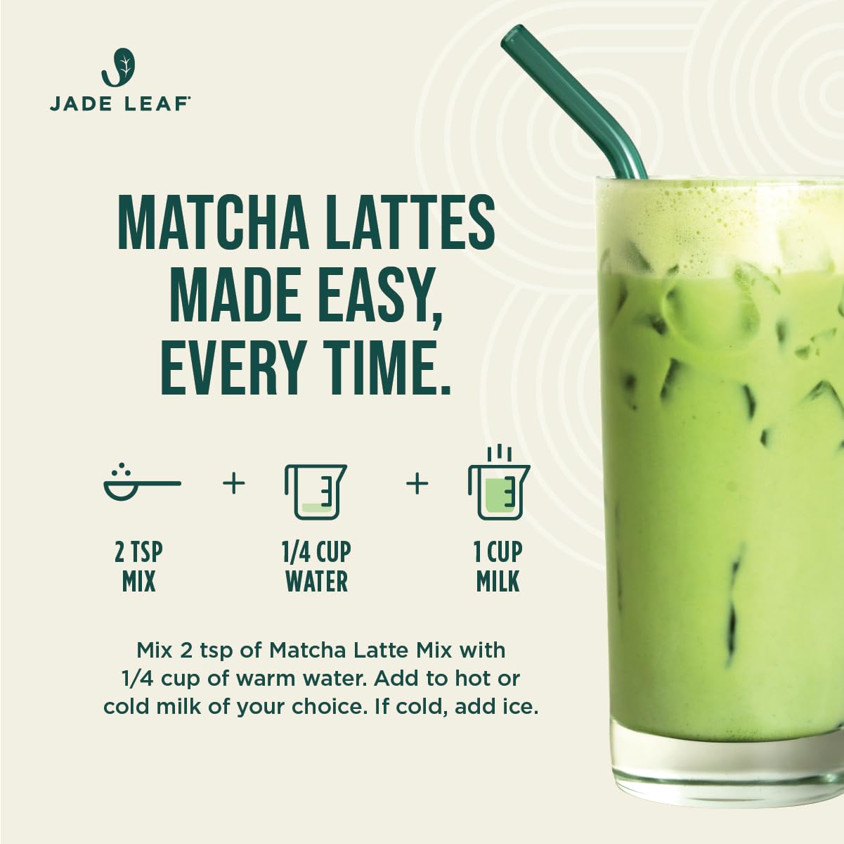 Jade Leaf Matcha Organic Café Style Sweetened Matcha Latte Premium Barista Crafted Mix - Original - Authentically Japanese (5.3 Ounce Pouch) - Fresh Hearth