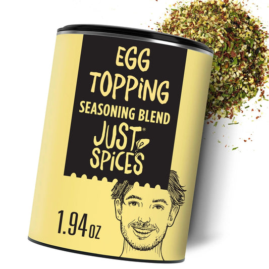 Just Spices Egg Topping, 1.94 OZ I Breakfast and egg seasoning with white sesame, chilli, grated tomato, sea salt and more - Fresh Hearth