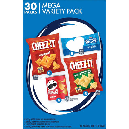 Kellogg's Snacks, Lunch Snacks, Kids Snacks, Mega Pack, Variety Pack, 30.1oz Box (30 Packs) - Fresh Hearth