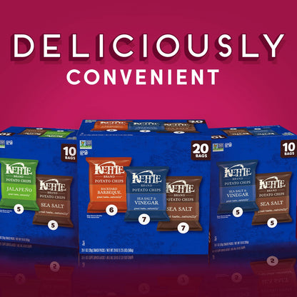 Kettle Brand Potato Chips Variety Pack, 1 Oz, 20 Ct - Fresh Hearth