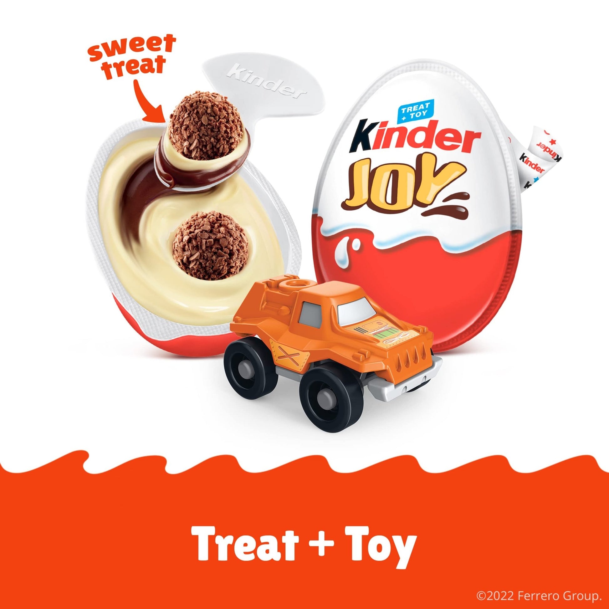 Kinder Joy Eggs, Bulk 15 Count, Treat Plus Toy, Sweet Creams and Chocolatey Wafers, Individually Wrapped, 10.5 oz - Fresh Hearth