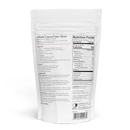 King Arthur Black Cocoa: Dutch Processed Cocoa Powder for Baking - Intense Dark Chocolate Flavor, Unsweetened, Perfect for Cakes, Cookies & Frosting - 14 oz Resealable Bag - Fresh Hearth