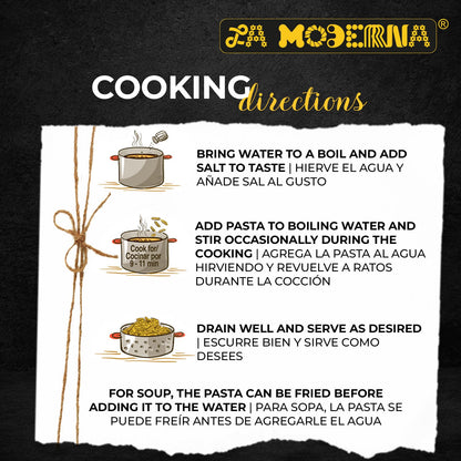 LA MODERNA, Spaghetti, Pasta, Hecha con Sémola de Trigo Durum, Enriquecida con Vitaminas y Hierro, 7 oz, Pack de 20 - Fresh Hearth