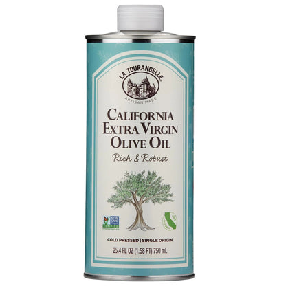 La Tourangelle California Extra Virgin Olive Oil, Cold - Pressed High Antioxidant Olives Single Origin from California, 25.4 Fl Oz - Fresh Hearth