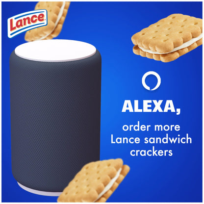 Lance Sandwich Cookies, Nekot Vanilla Creme, 10 Individually Wrapped Packs, 6 Sandwiches Each - Fresh Hearth