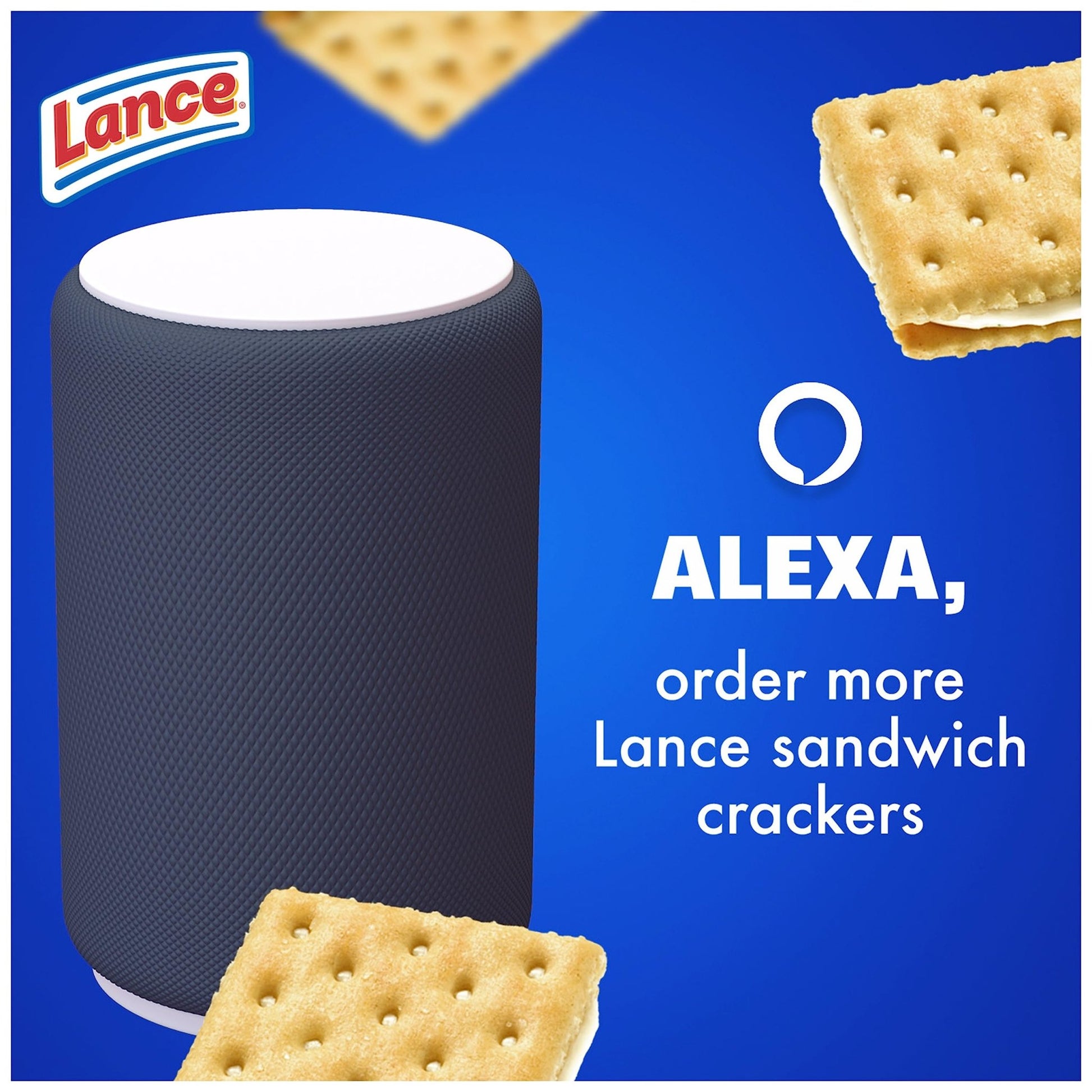 Lance Sandwich Crackers, Captain's Wafers Cream Cheese and Chives, 10 Packs, 6 Sandwiches Each - Fresh Hearth