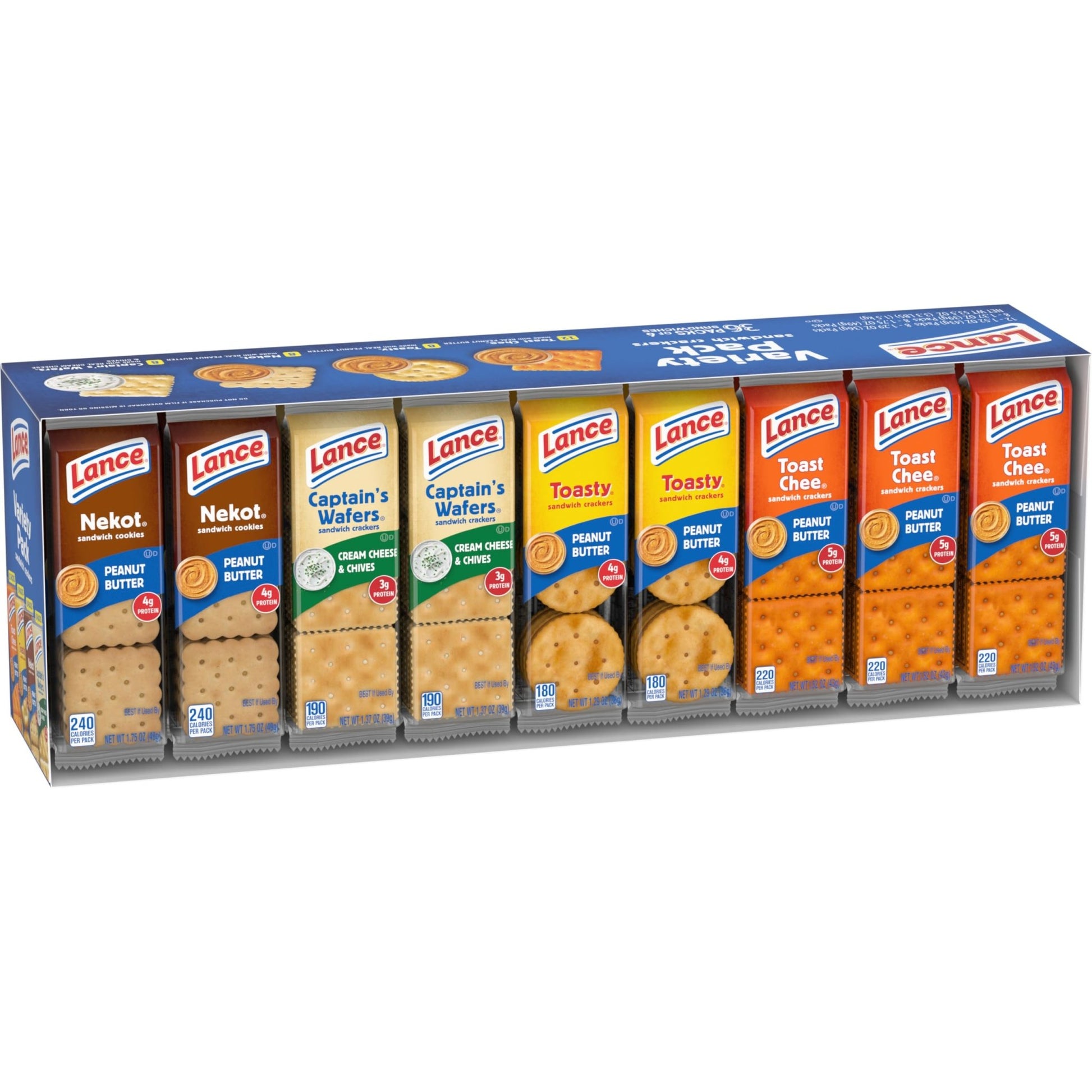 Lance Sandwich Crackers Variety Pack, 36 Ct (Pack of 36) - Fresh Hearth