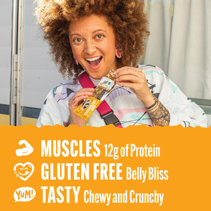 Lenny & Larry's Cookie - fied Protein Bar – Peanut Butter Chocolate Chip Vegan Protein Bars 9x45g – Healthy Snacks with 12g Plant Protein & 5g Fiber – Gluten free Power Bar, Keto Friendly, Non - GMO & Vegan - Fresh Hearth