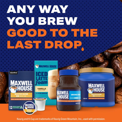 Maxwell House Master Blend Mild Roast Ground Coffee, 26.8 oz Canister - Fresh Hearth