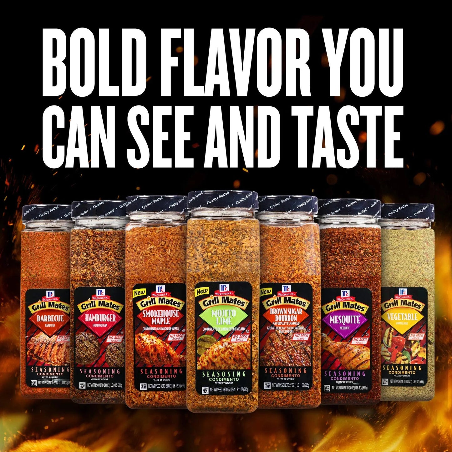McCormick Grill Mates Hamburger Seasoning, 24 oz - One 24 Ounce Container of Hamburger Seasoning Mix with Bold Blend of Ground Peppers, Onion and Savory Garlic - Fresh Hearth