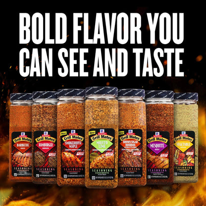 McCormick Grill Mates Hamburger Seasoning, 24 oz - One 24 Ounce Container of Hamburger Seasoning Mix with Bold Blend of Ground Peppers, Onion and Savory Garlic - Fresh Hearth